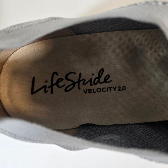L LifeStride Velocity 2.0 Accelerate Womens Slip On Lifestyle Casual Sneaker 9.5 - Picture 8 of 9